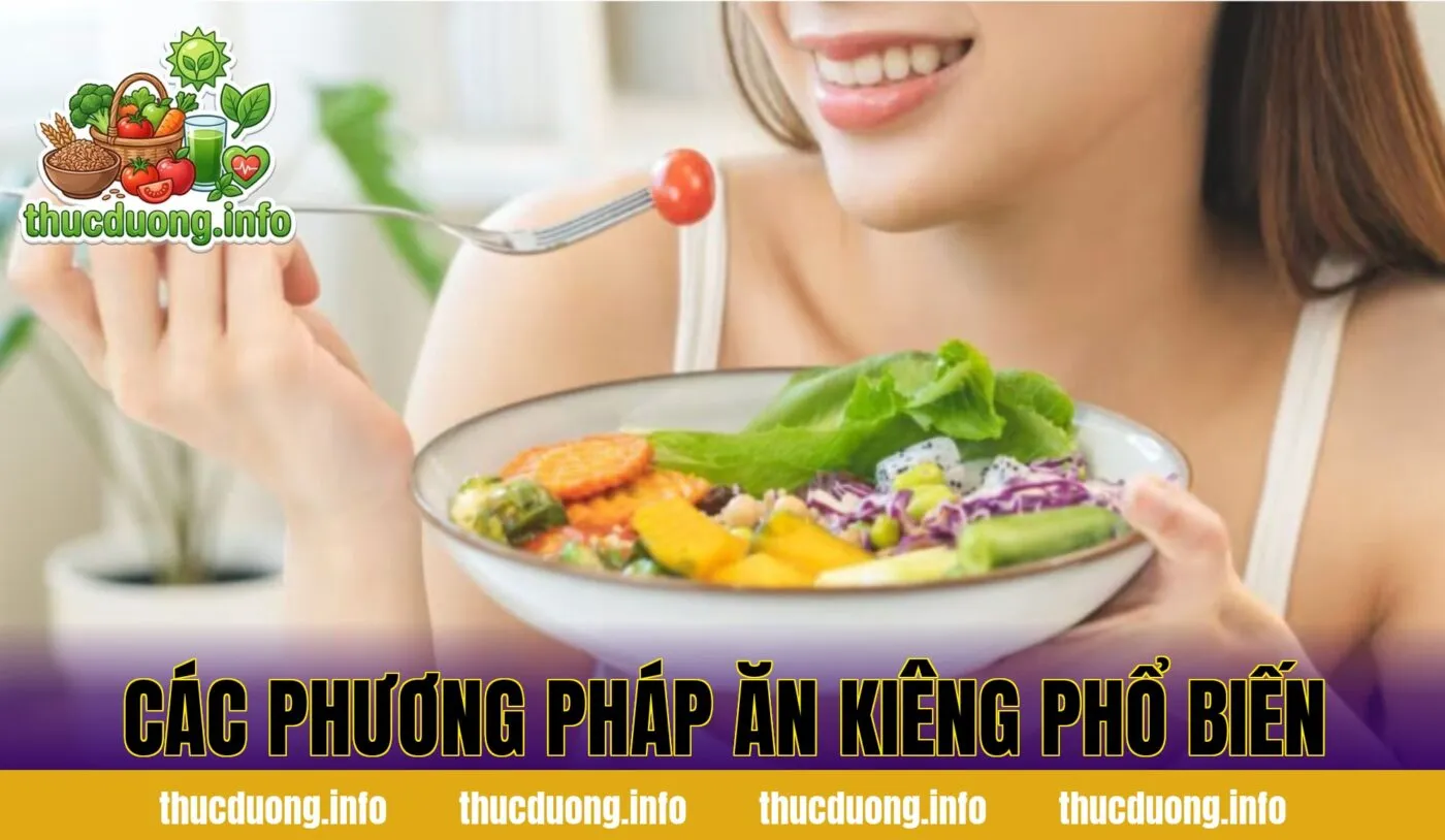 Các phương pháp ăn kiêng phổ biến