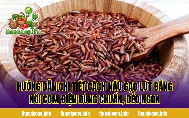 Hướng dẫn chi tiết cách nấu gạo lứt bằng nồi cơm điện đúng chuẩn, dẻo ngon