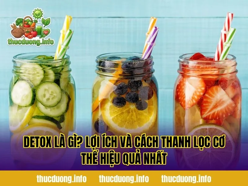 Detox Là Gì? Lợi Ích Và Cách Thanh Lọc Cơ Thể Hiệu Quả Nhất