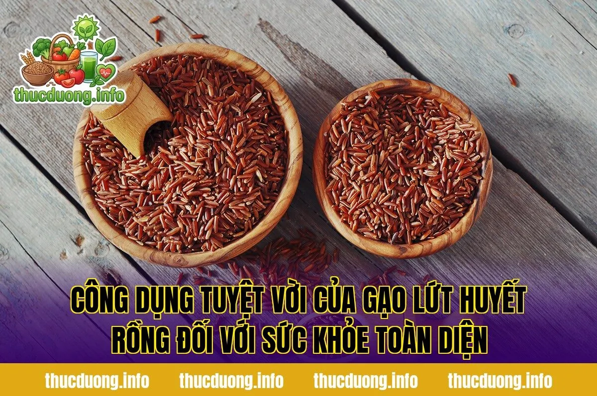 Công dụng tuyệt vời của gạo lứt huyết rồng đối với sức khỏe toàn diện