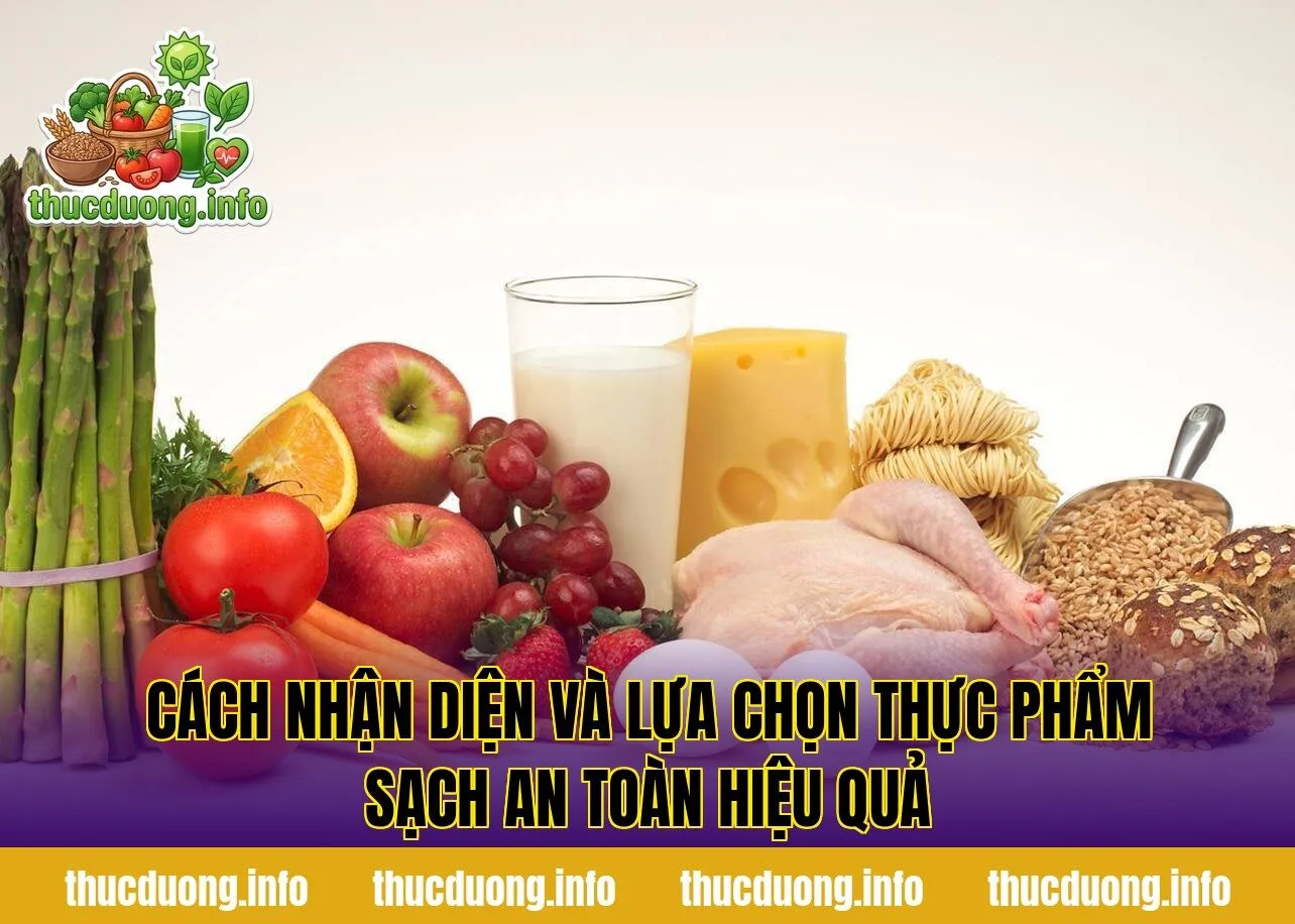 Cách nhận diện và lựa chọn thực phẩm sạch an toàn hiệu quả