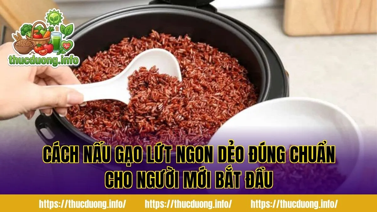 Cách Nấu Gạo Lứt Ngon Dẻo Đúng Chuẩn Cho Người Mới Bắt Đầu