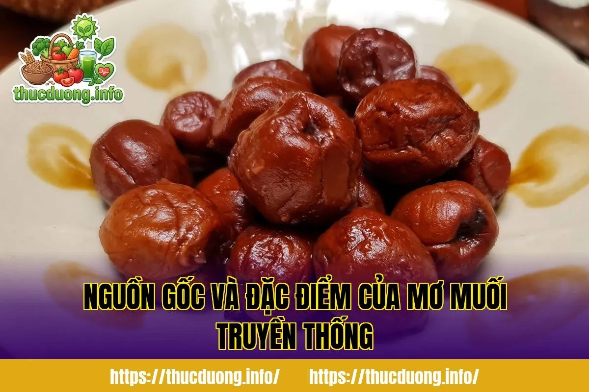 Nguồn gốc và đặc điểm của mơ muối truyền thống