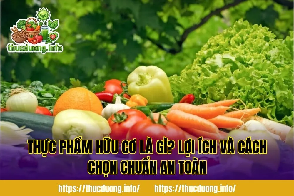 Thực Phẩm Hữu Cơ Là Gì? Lợi Ích Và Cách Chọn Chuẩn An Toàn